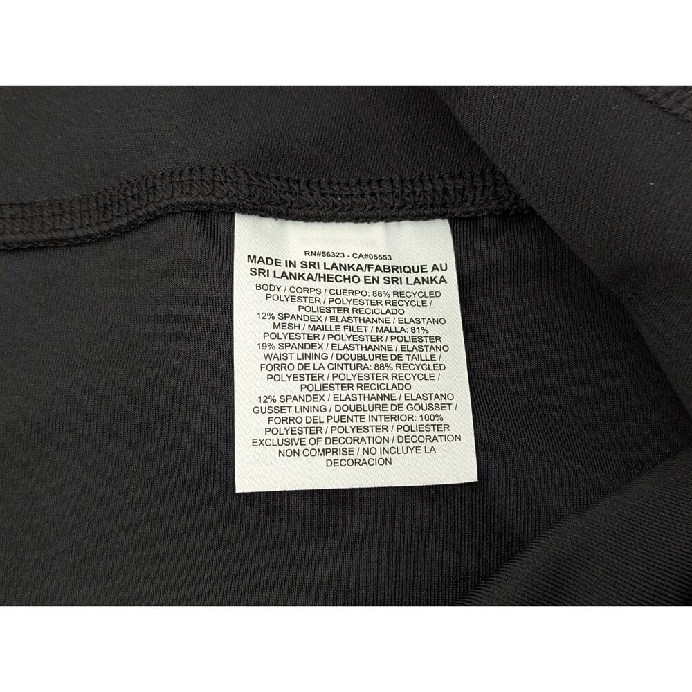 Nike Ladies Power Victory Crop Leggings Yoga Pants Training Black Peach Size 1X - Picture 9 of 10